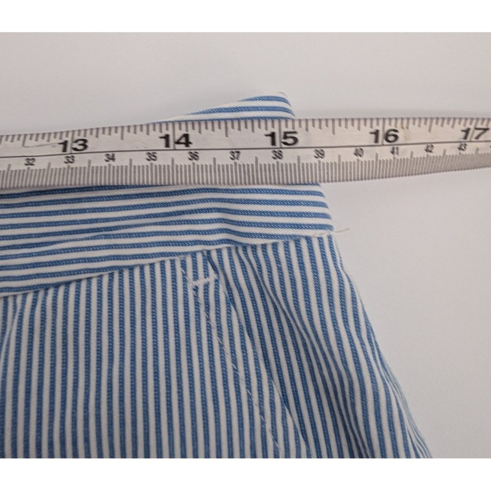 LRL Ralph Lauren‎ Active Blue White Stripe Bermuda Shorts Classic Preppy Golf 4 - Picture 8 of 12